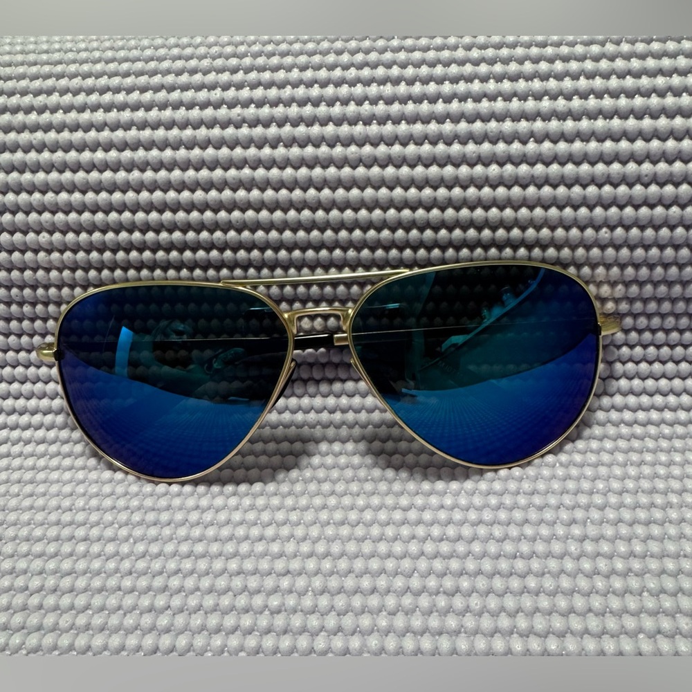 Blue Aviator Sunglasses
